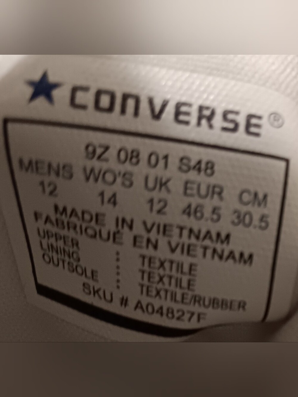 2008 Converse Green/White Plaid Low Top Shoes/Sneakers Preowned Men's Size 12 - Picture 13 of 13